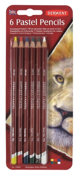  Derwent Pastel Pencil set of 6 (Blister Pack)| Pastel|  