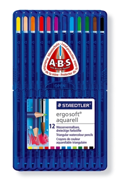 Picture of Staedtler Ergo-soft ABS Water Colour Pencils - Set of 12