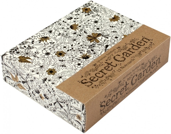Picture of Secret Garden: 12 Notecards By Johanna Basford