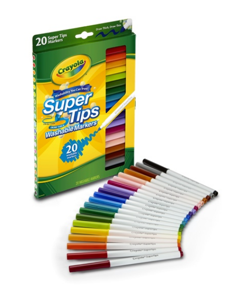Crayola Super Tips Washable Markers - 100 Count India