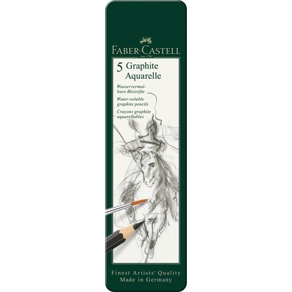 Picture of Faber Castell Graphite Aquarelle Pencils - Set of 5