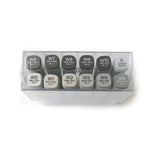 Picture of Copic Markers - Warm Gray Set of 12 (CW12)