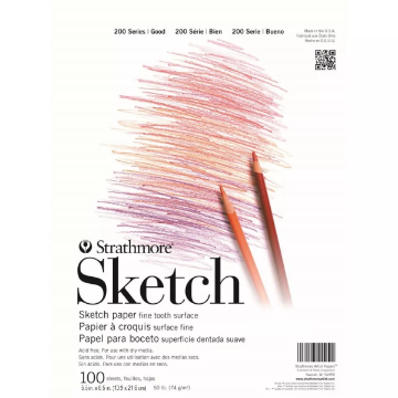 Strathmore 300 Series Drawing Paper - 11x14 Pad: 50 Sheets