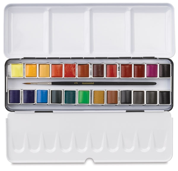 Picture of Sennelier l'Aquarelle Watercolour Cake Set of 24