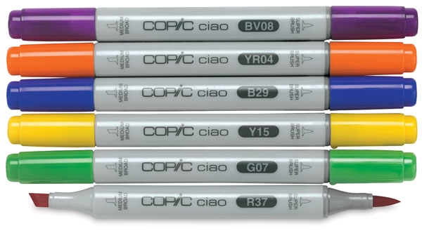 Alcohol touch cool marker white body colors twin head art marker pens for  manga  impression