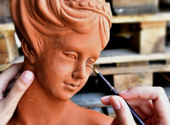 htconline.in| Nara Sculpture Clay 450 grams (Terracotta Colour)