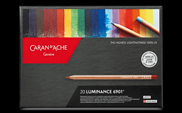Caran d'Ache Luminance Colour Pencil - Set of 20