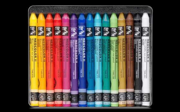 Picture of Caran d'Ache Neocolor Pastel-II  - Set of 15 (Water-Soluble)