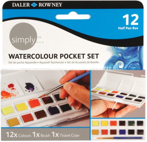 Daler Rowney Simply Watercolour - Pocket Set