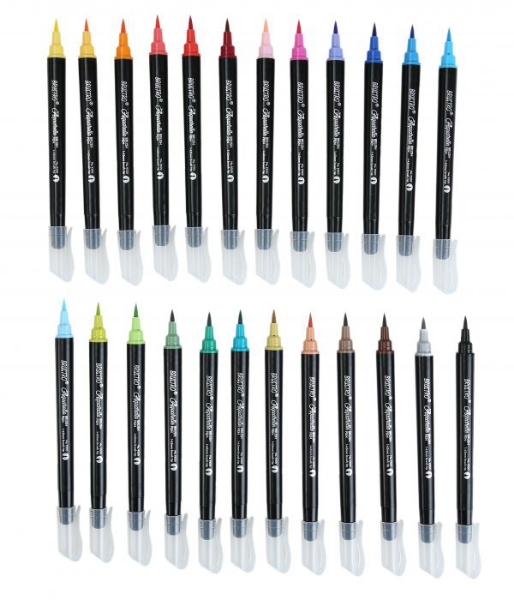 Picture of Brustro Aquarelle Brush Pen Set of 24