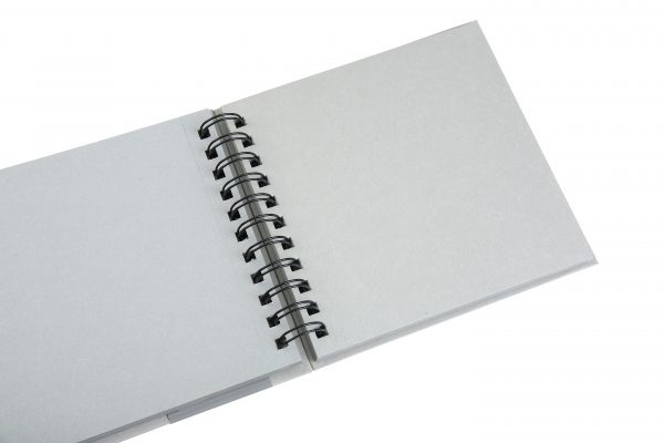 Picture of Brustro Grey Sketch Book Wiro Bound 6x6 120gsm 60s