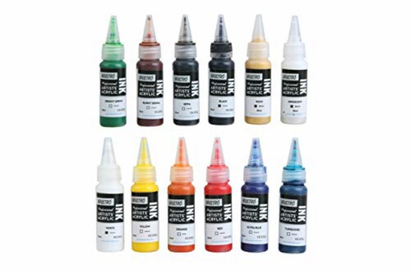 Picture of Brustro Profess Acrylic Colours Ink Set of 20ml