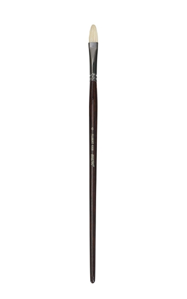 Picture of Brustro Series - 1008 White Bristle Filbert Brush No.6