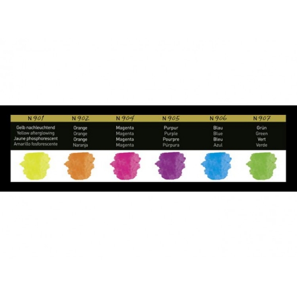 Picture of FINE TEC Pearlescent Neon Colour Set of 6 (FN9000)