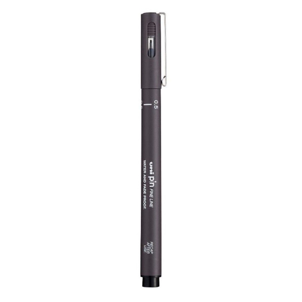 Picture of Uni Pin Fine Line Pen 0.5-200 Black