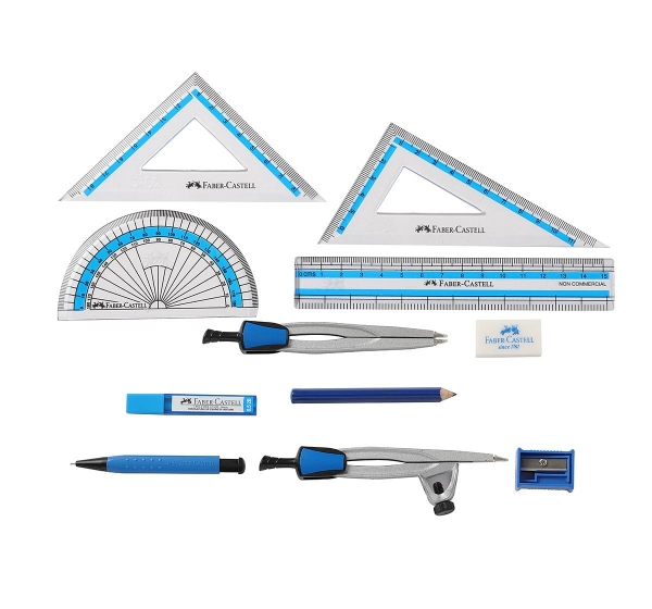 Picture of Faber Castell Stellar Mathematical Drawing Instrument Box 
