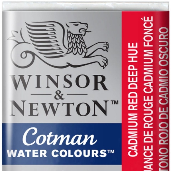 Picture of Winsor & Newton Cotman Water Colour Half Pan Cadmium Red Deep Hue(SR-1) 