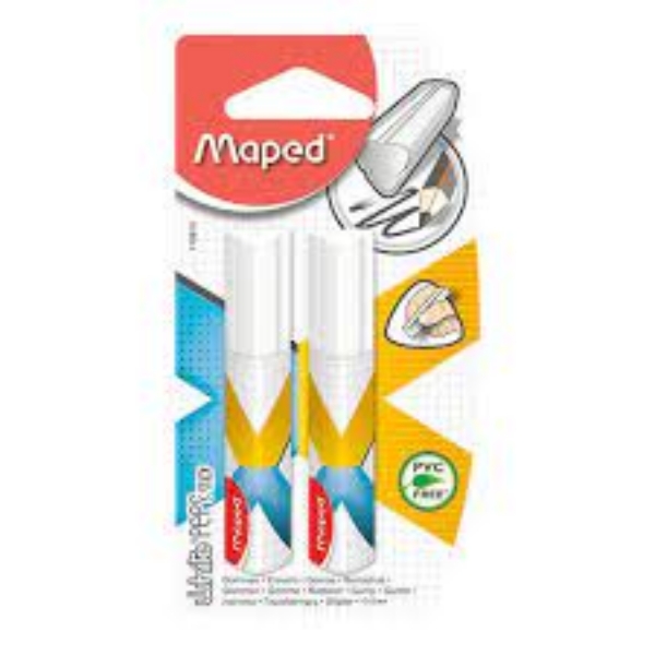 2-pack Maped Technic 600 Eraser For Pencil Charcoal Pastel