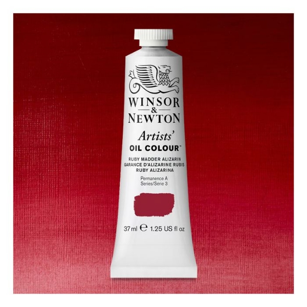 Picture of Winsor & Newton Artist Oil Colour 37ml - Ruby Madder Alizarin 411