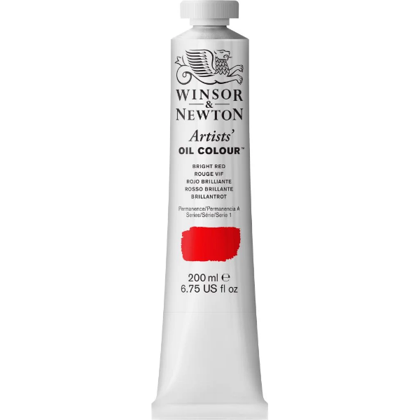 Picture of Winsor & Newton Artist Oil Colour  - Bright Red (200ml)