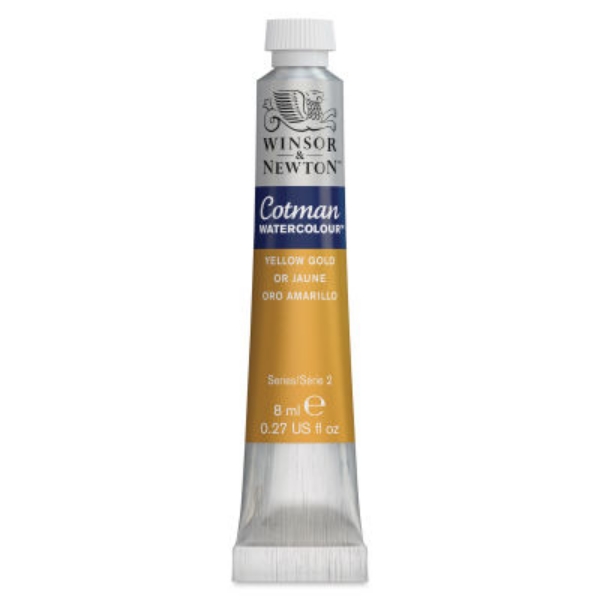 Picture of Winsor & Newton Cotman Metallic Watercolour 21ml - SR2 - Yellow Gold 
