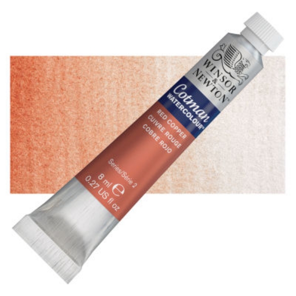 Picture of Winsor & Newton Cotman Metallic Watercolour 21ml - SR2 - Red Copper