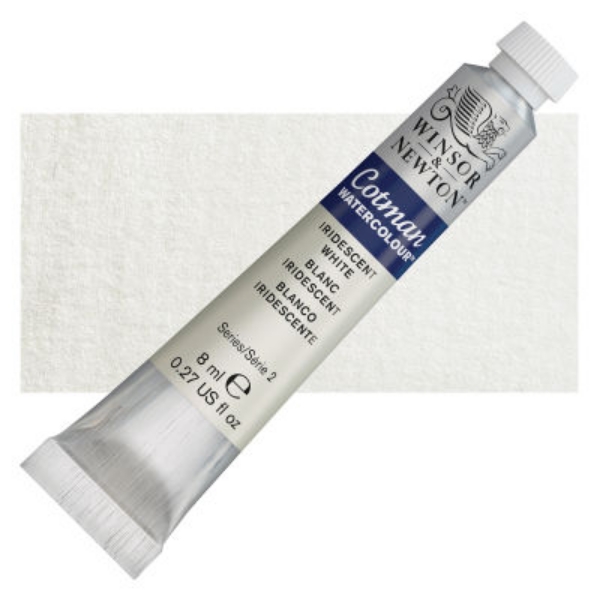 Picture of Winsor & Newton Cotman Metallic Watercolour 21ml - SR2 - Iridescent White 