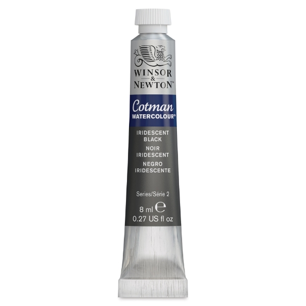 Picture of Winsor & Newton Cotman Metallic Watercolour 21ml - SR2 - Iridescent Black