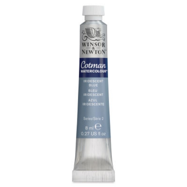Picture of Winsor & Newton Cotman Metallic Watercolour 21ml - SR2 - Iridescent Blue 