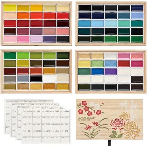 Picture of Kuretake Gansai Tambi Water Colours - Set of 100
