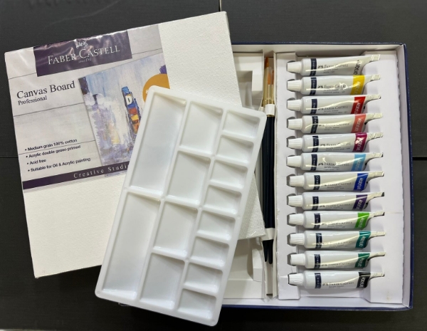 Picture of Faber Castell Acrylic Painting - Set of 18