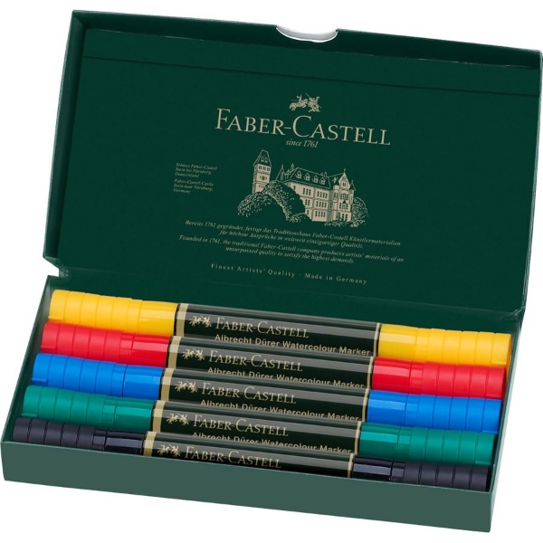 Picture of Faber Castell Albrecht Durer Watercolour Marker - Set of 5 