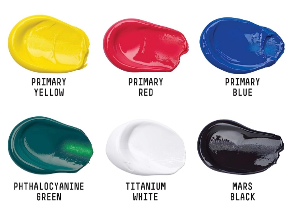 Picture of Liquitex Basics Acrylic Colours - Set of 6 (22ml)
