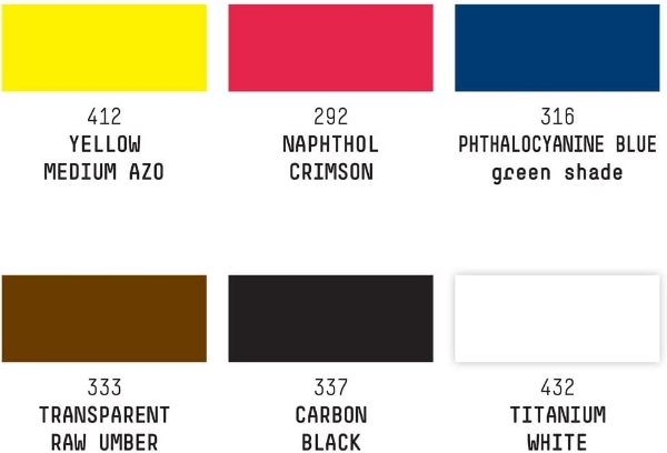 Picture of Liquitex Acrylic Essentials Ink - Set of 6 (30ml)