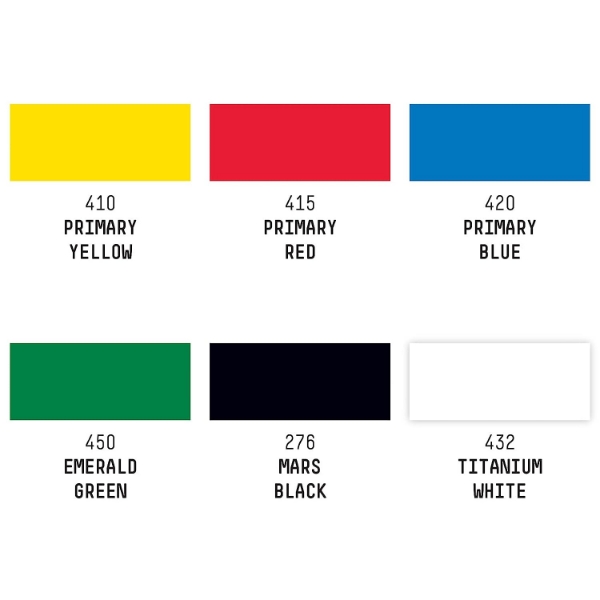 Picture of Liquitex Acrylic Gouache Primaries - Set of 6 (22ml)