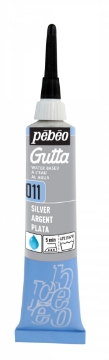 Picture of Pebeo Water Based Gutta Outliner - 20ml Silver