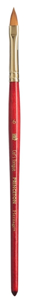Picture of Princeton Heritage Cats Tongue Brush - 4050Ct (Size 6)