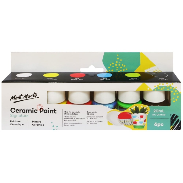 Picture of Mont Marte Ceramic Liquid Paint - Set of 6 (20ml)