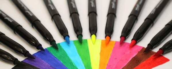 Picture of Mont Marte Colouring Brush Markers Set - 12 Pieces