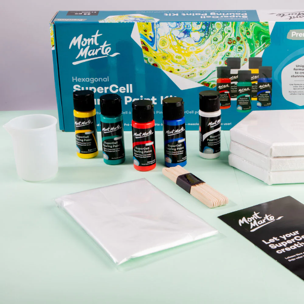 Picture of Mont Marte Supercell Pouring Paint Kit