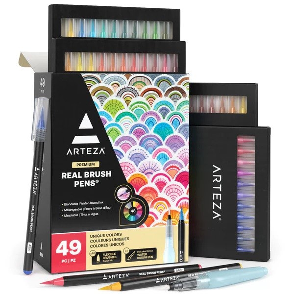 Picture of Arteza Real Brush Pen Set