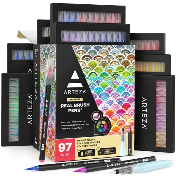 Picture of Arteza Real Brush Pen Set