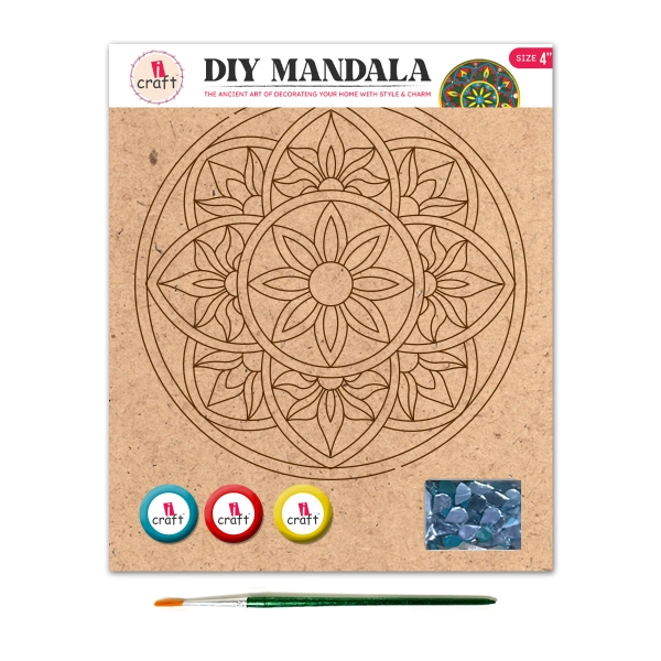Picture of i Craft DIY Mandala Art - 4"