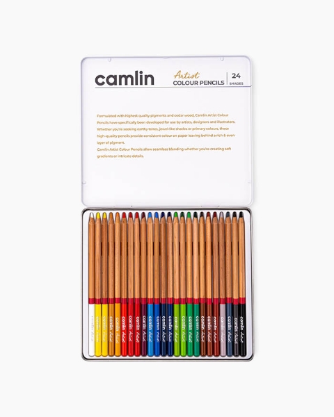 Picture of CAMLIN ARTIST COLOUR PENCIL 24 SHADES