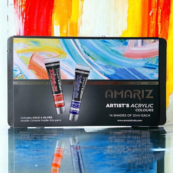 Picture of DOMS AMARIZ ARTISTS ACRYLIC COLOURS 14X20ML