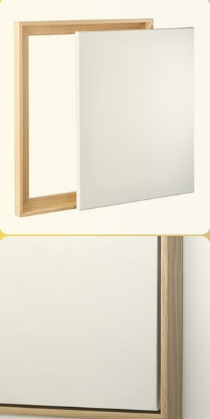 Picture of Hindustan Floating Canvas   - White 