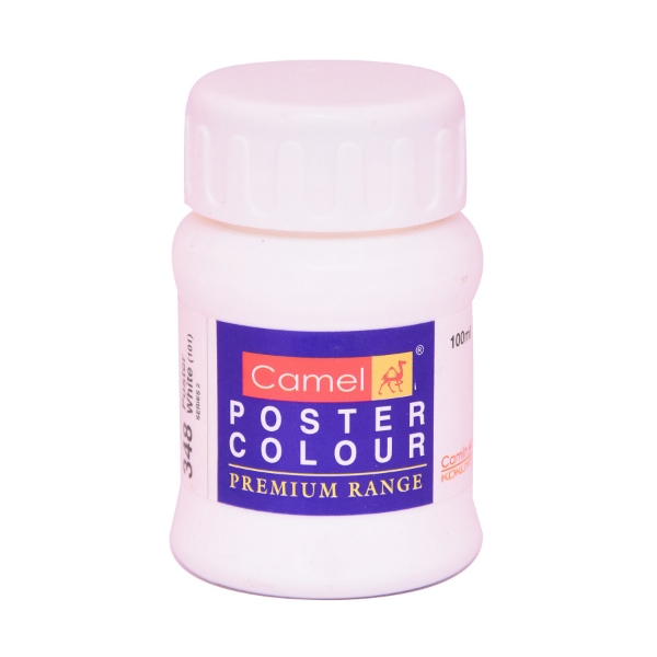 Picture of Camlin Poster Colour - SR2 100ml Poster White (348)