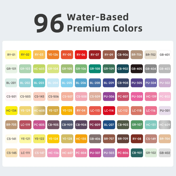Picture of Languo Acrylic Brush Tip Marker Colors  with Bag