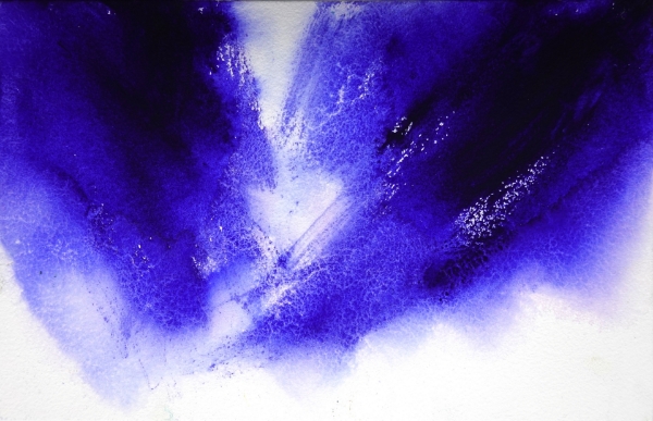 Picture of Mijello Tourmaline Two Tone Granulation Watercolour - Marine Blue 15ml SR-D (W817)