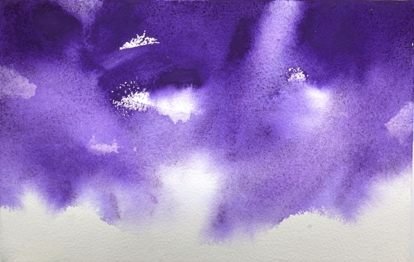 Picture of Mijello Tourmaline Two Tone Granulation Watercolour - Periwinkle Blue 15ml SR-D (W818)